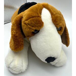 Kids Preferred Puppy Dog Beagle Plush Hound Dog Brown White Black Vintage 2000